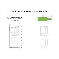 Купить отдельностоящий винный шкаф Dunavox DX-24.68DSC